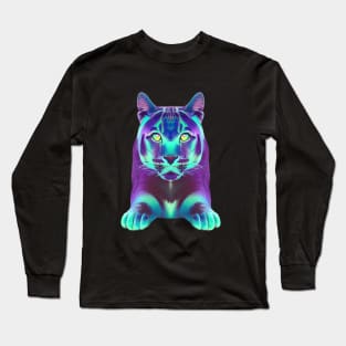 Cosmic Black Panther Long Sleeve T-Shirt